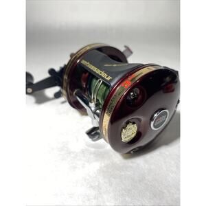 Abu Garcia Ambassadeur 6500-C3 Bait Casting Fishing Reel Rare Maroon Gold